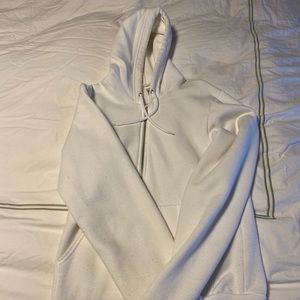 American apparel SMALL hoodie white
